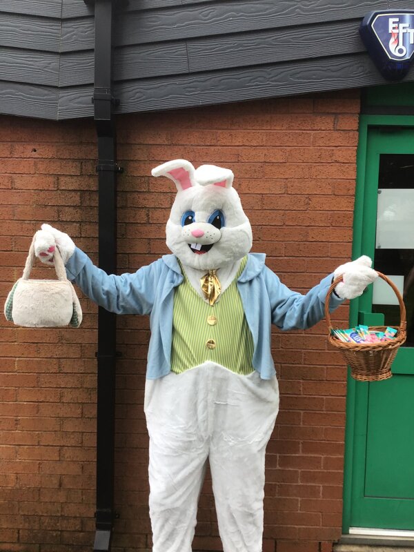 The Easter Bunny visits BVPS